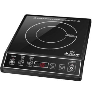 Duxtop 1800W Transportable Induction Countertop Burner, Black Mannequin 9100MC/BT-M20B