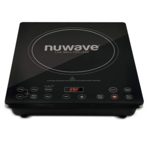 Nuwave Professional Chef Induction Cooktop – NSF Licensed, Business-Grade, Moveable, 1800W Highly effective Heating, Massive 8” Coil, 94 Temperature Settings from 100°F to 575°F in 5°F…